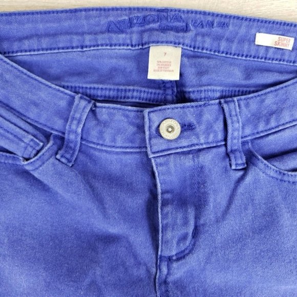 ARIZONA Skinny jeans size 7 Juniors - Picture 3 of 5